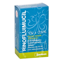 Rinofluimucil 1% + 0,5% spray nasale soluzione  1% + 0,5% spray nasale soluzione flacone 10 ml 