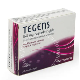 Tegens  160 mg capsule rigide 20 capsule 