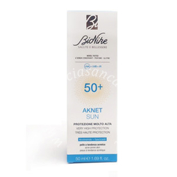 Aknet sun protezione molto alta spf50+ 50 ml