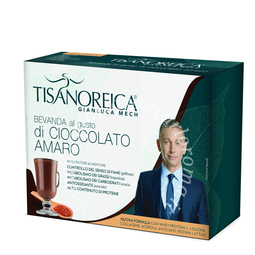 Tisanoreica Bevanda Cioccolato Amaro 34 g x 4 