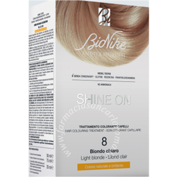 Bionike Shine on high sensitivity plus biondo chiaro 8,00 rivelatore in crema 75 ml + crema colorante 50 ml