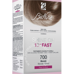 Bionike shine on fast trattamento colorante capelli biondo 700 flacone 60 ml + tubo 60 ml