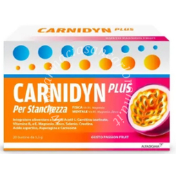 Carnidyn plus 20 bustine da 5,3 g gusto passion fruit