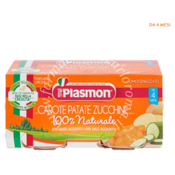 Plasmon omogeneizzato carota/patata/zucc 80 g x 2 pezzi