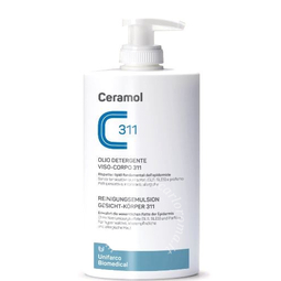 Ceramol olio detergente viso/corpo 400 ml