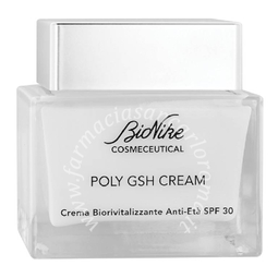 Bionike Cosmeceutical poly gsh cream crema biorivitalizzante anti-eta' spf30 50 ml
