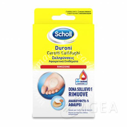 Scholl Cerotto callifughi duroni 2 cerotti + 2 dischetti