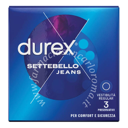 Durex profilattico settebello jeans 3 pezzi