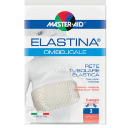 Rete tubolare elastica ipoallergenica per cintura ombelicale master-aid 4,5 cm in tensione calibro 5,5 cm
