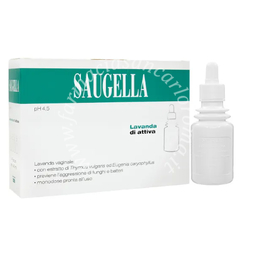Saugella lavanda vaginale attiva 140 ml 4 pezzi