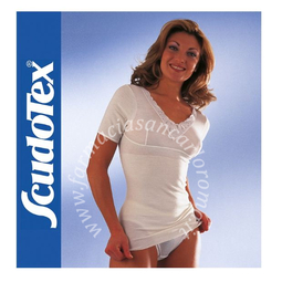 Scudotex maglia naturale donna mezza manica 5