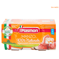 Plasmon omogeneizzato manzo 4 x 80 g
