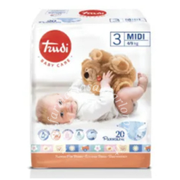 Trudi baby care pannolino bambini midi 4/9 kg 20 pezzi