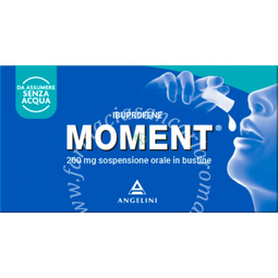 Moment 200 mg sospensione orale in bustine 8 bustine pet/al/pe da 5 ml
