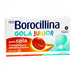 Neoborocillina gola junior 15 pastiglie cola