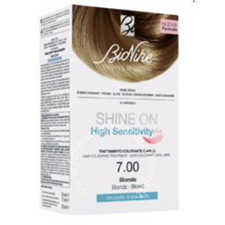 Bionike Shine on high sensitivity plus biondo 7,00 rivelatore in crema 75 ml + crema colorante 50 ml