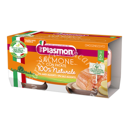 Plasmon omogeneizzato salmone verdure 80 g x 2 pezzi