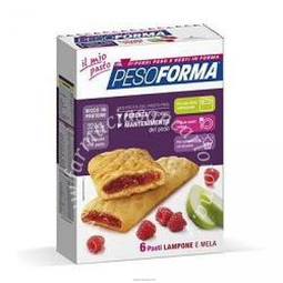 Pesoforma biscotti lampone/mela 8 pasti 16 biscotti