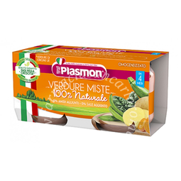 Plasmon omogeneizzato verdure miste 80 g x 2 pezzi