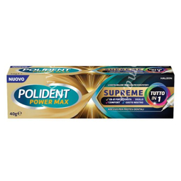 Polident power max supreme tutto in 1 crema adesiva protesi 40 g