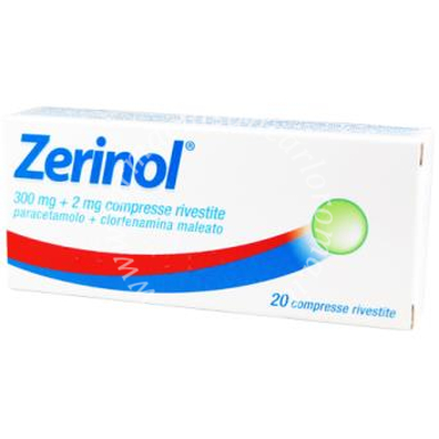 Zerinol20cpr Riv 300Mg2mg