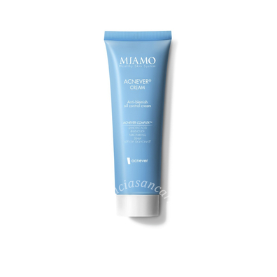 Miamo acnever cream 50 ml crema anti imperfezione sebonormalizzante