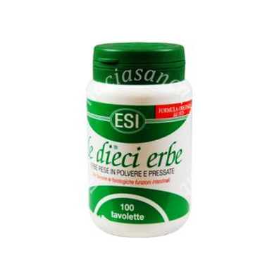 Esi Le dieci erbe 100 tavolette 40 g