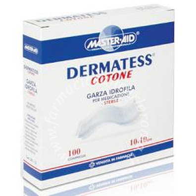 Master Aid Garza idrofila dermatess cotone 10x10 100 pezzi