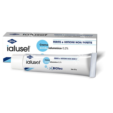 Ialuset crema ferite e ustioni non infette 25 g