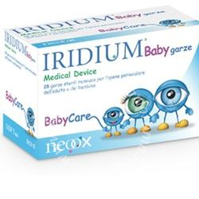 Garza oculare medicata iridium baby 28 pezzi