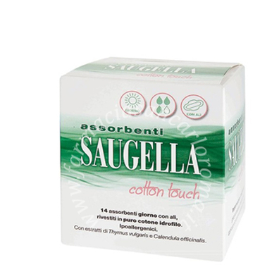 Saugella cotton touch assorbenti giorno 14 pezzi taglio prezzo