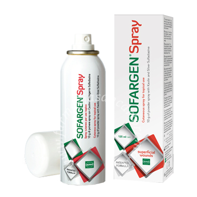 Medicazione in polvere sofargen spray 10 g