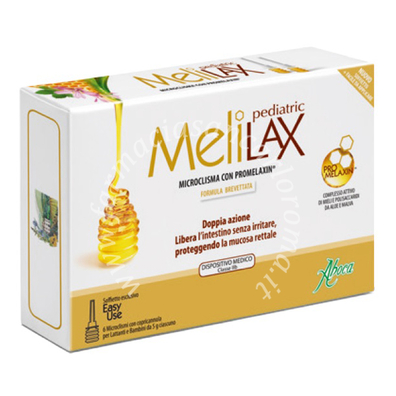 Aboca Melilax pediatric microclismi 6 pezzi 5 g