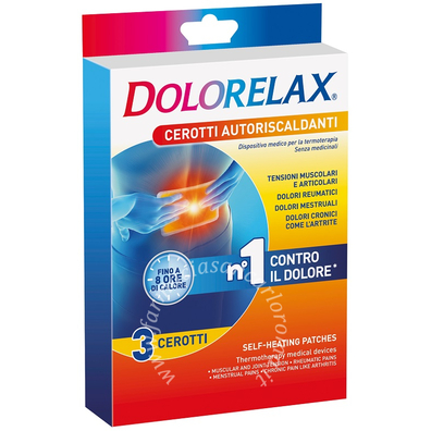 Dolorelax cerotto effetto caldo 3 pezzi
