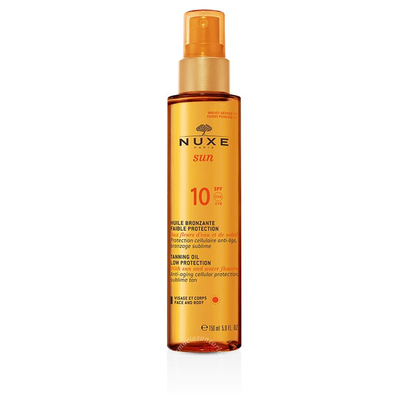 Nuxe sun olio solare viso e corpo SPF 10