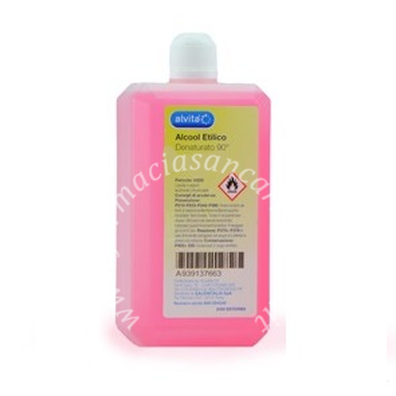 Alvita alcool etilico denaturato 90,1 250ml