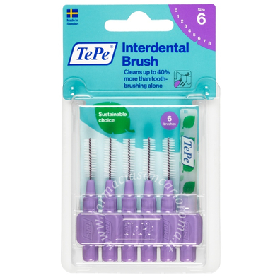 Tepe scovolino viola 1,1mm 6 pezzi