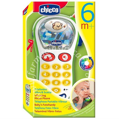 Chicco gioco telefono vibra e scatta