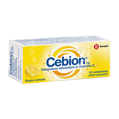 Cebion effervescente vitamina c limone 10 compresse