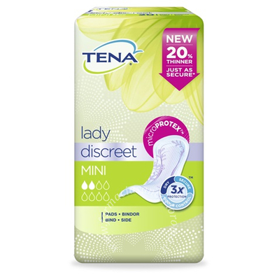 Pannolone sagomato tena discreet mini 20 pezzi