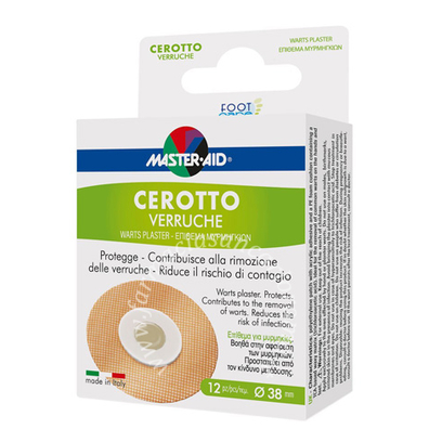 Master-aid Cerotto verruche master aid footcare 12 pezzi