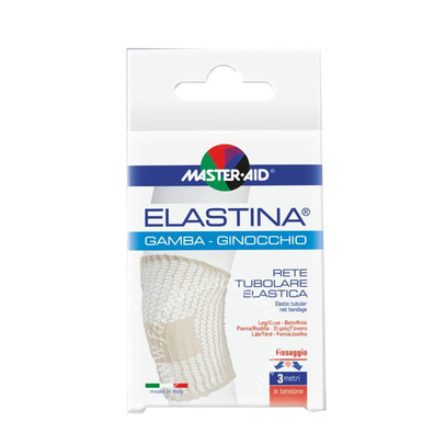 Rete tubolare elastica ipoallergenica master-aid elastina gamba/ginocchio 3 mt in tensione calibro 5 cm