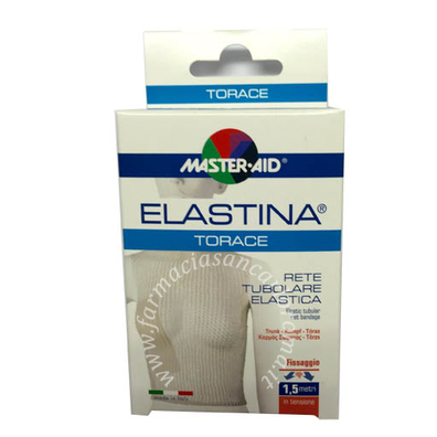 Rete tubolare elastica ipoallergenica master-aid elastina torace 5 mt in tensione calibro 8 cm