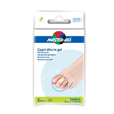 Copri dita master-aid in gel s 2 pezzi