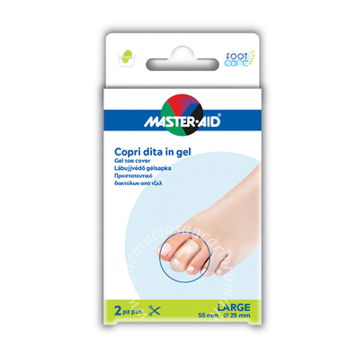 Copri dita master-aid in gel l 2 pezzi