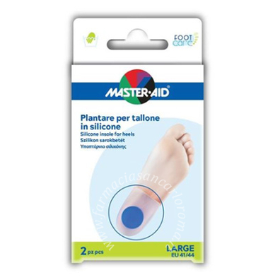 Protezione master-aid per tallone in due tipologie di silicone l 1 paio