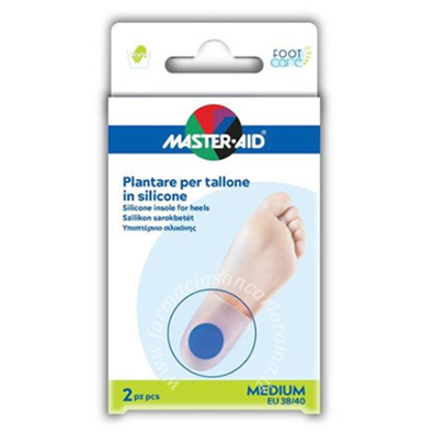 Protezione master-aid tallone in due tipologie di siliconi m 1 paio