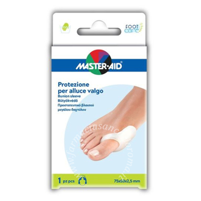 Protezione master-aid in gel per alluce valgo 1 pezzo