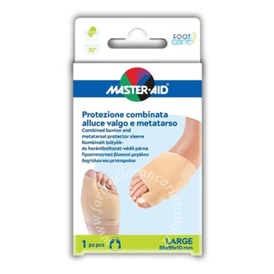 Protezione master-aid per alluce valgo e metatarso l 1 pezzo
