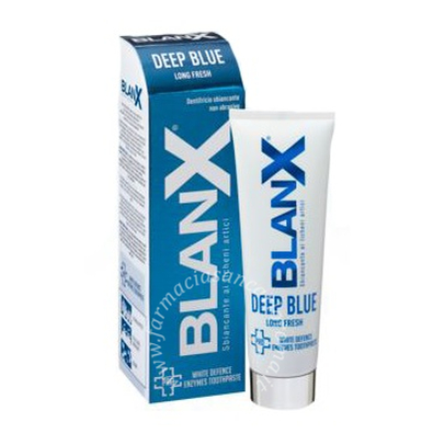 Blanx deep blue dentifricio sbiancante non abrasivo 25 ml